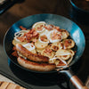 Blue Carbon Steel Skillet Barebones Living Pots & Pans