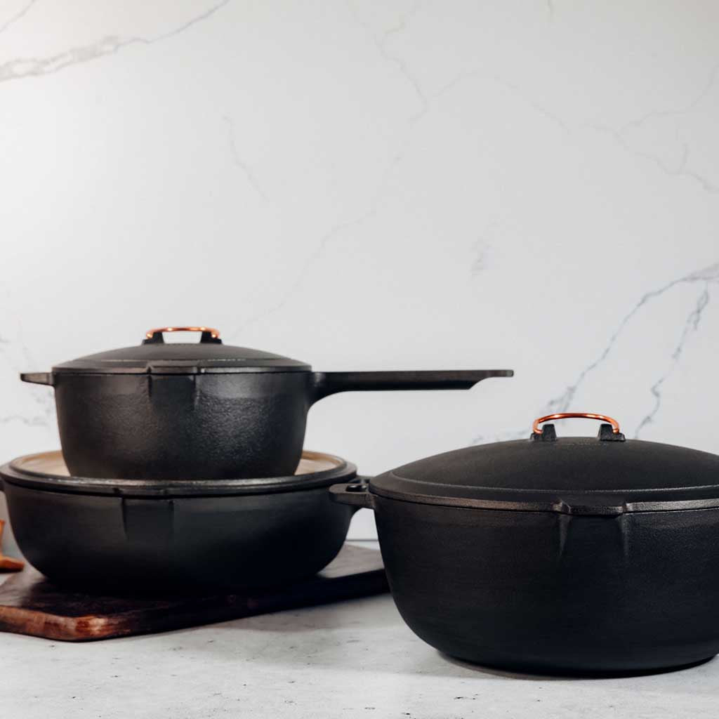 Enamel Lined Crock Pot Barebones Living CKW-1100 Pots & Pans One Size / Slate Grey