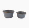 Enamel Mixing Bowl Set Barebones Living CKW-378 Bowls One Size / Slate Grey