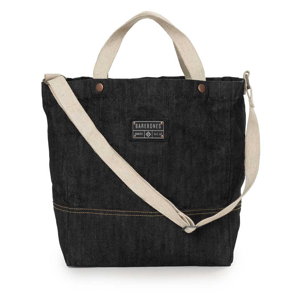 Neelum Market Tote | Waxed Denim Barebones Living STC-728 Tote Bags 16L / Denim