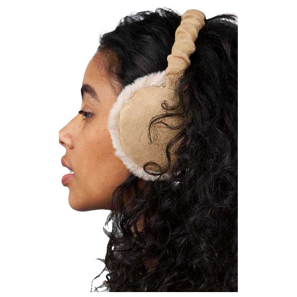 BARTS Cookiedow Earmuffs Faux Fur Earmuffs Sand WildBounds UK