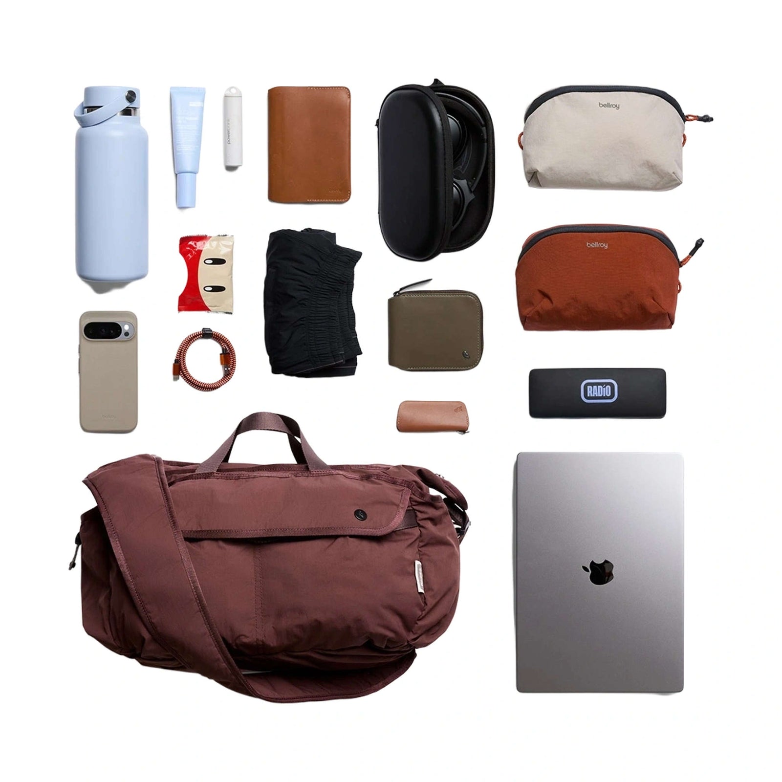 Cinch Carryall Bellroy BHFA-BUR-243 Sling Bags 21L / Burgundy