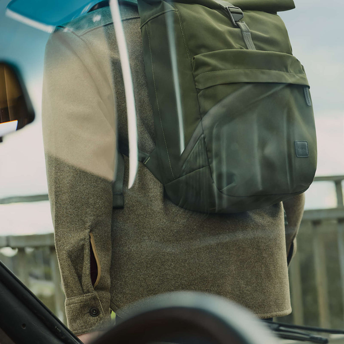 Classic Rolltop Bellroy BCRA-OLI-244 Backpacks 16L / Olive