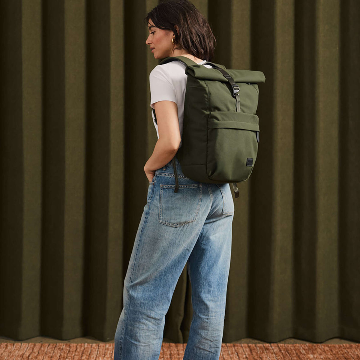 Classic Rolltop Bellroy BCRA-OLI-244 Backpacks 16L / Olive