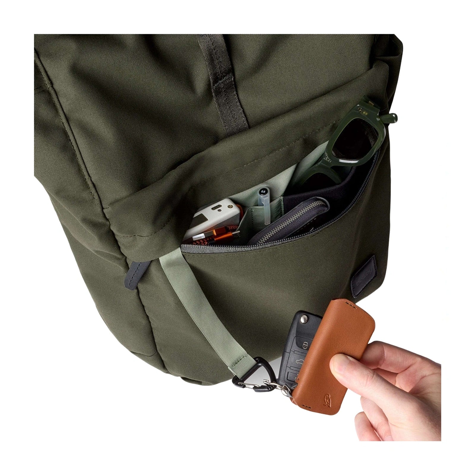Classic Rolltop Bellroy BCRA-OLI-244 Backpacks 16L / Olive
