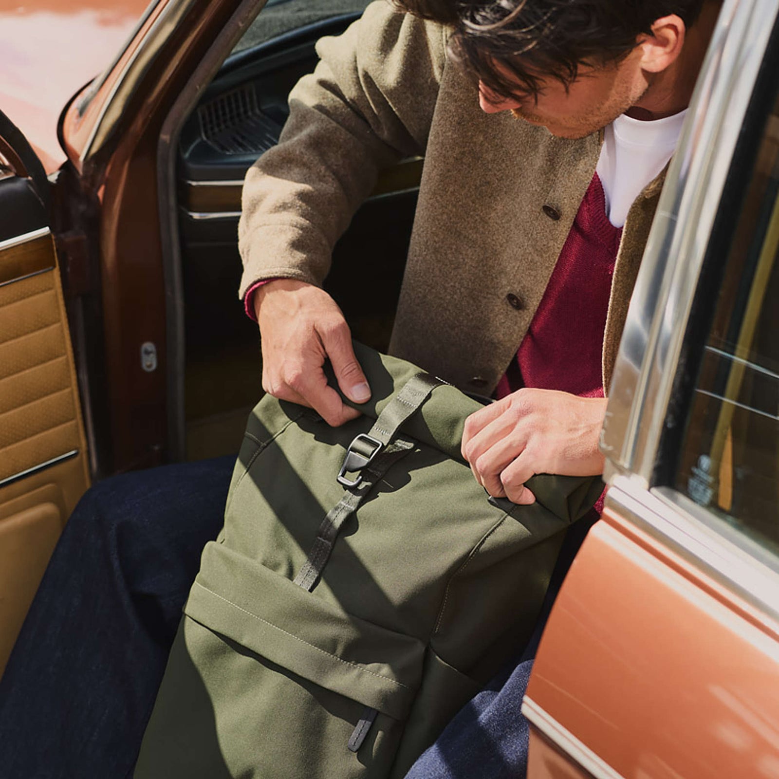 Classic Rolltop Bellroy BCRA-OLI-244 Backpacks 16L / Olive