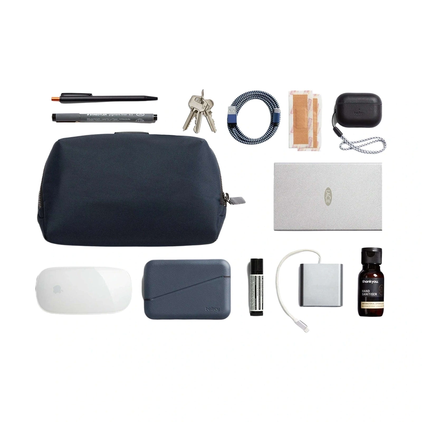 Desk Caddy Bellroy ETOA-NSK-215 Tech Pouches One Size / Nightsky