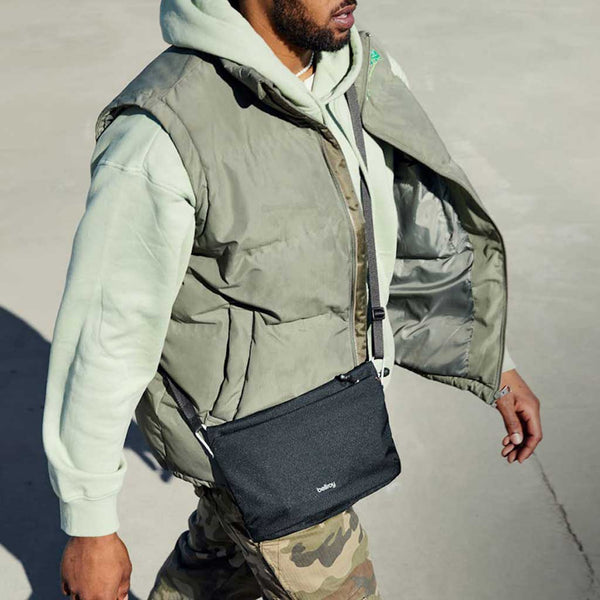 Bellroy Lite Sacoche Minimalist Travel Bag Black WildBounds UK