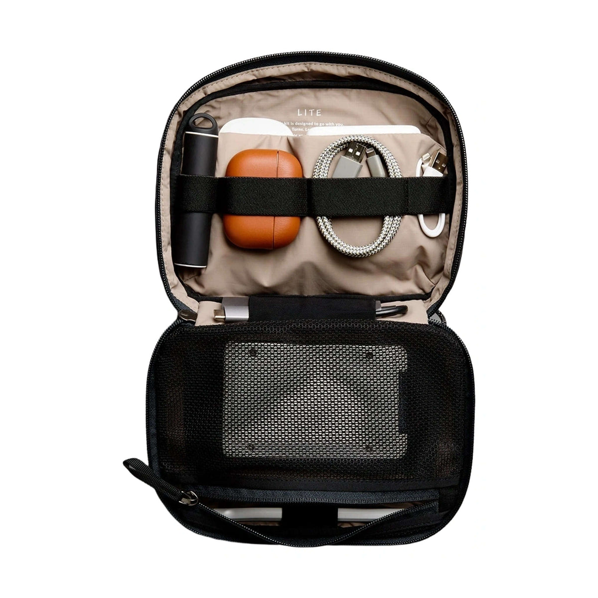 Lite Tech Kit Bellroy ELKA-BLK-234 Tech Pouches One Size / Black