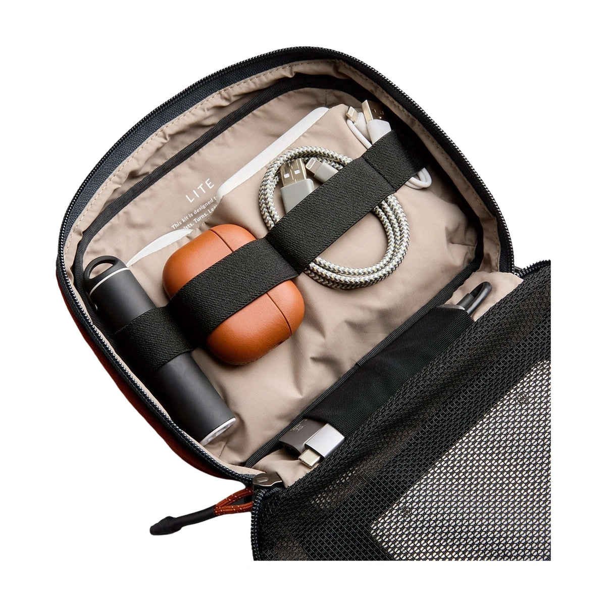Lite Tech Kit Bellroy ELKA-CLY-234 Tech Pouches One Size / Clay