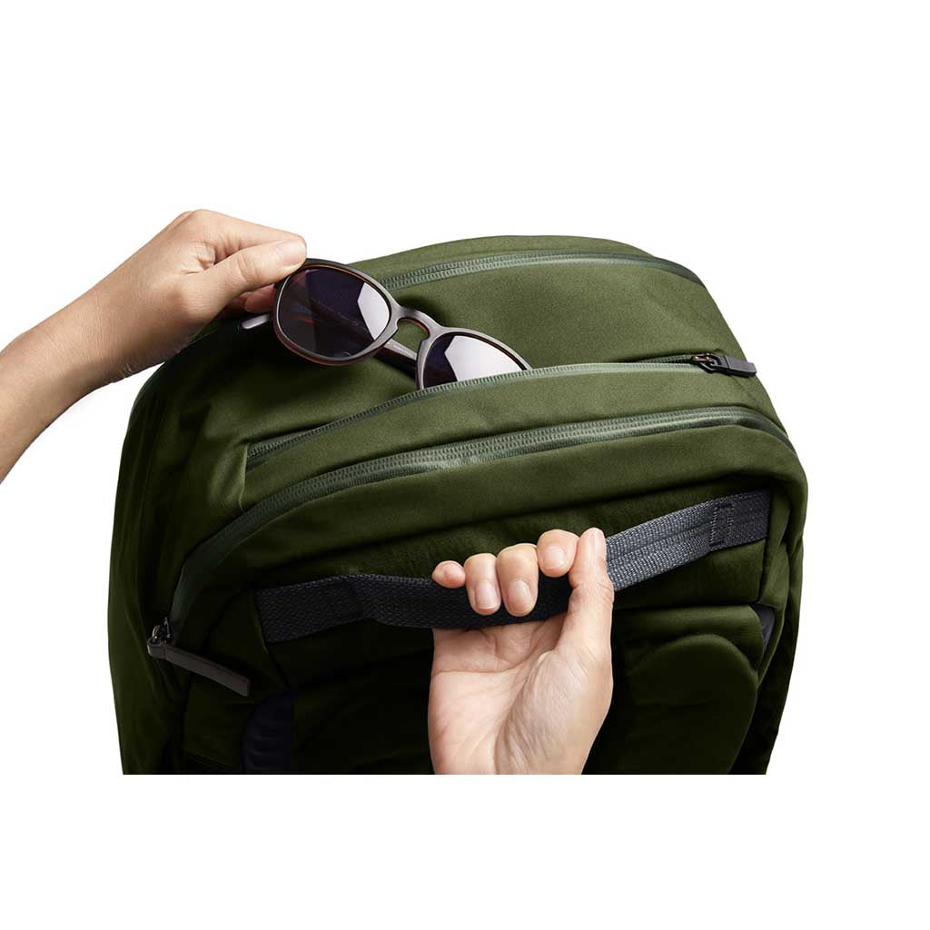 Bellroy Transit Backpack Plus Best CarryOn Pack Ranger Green