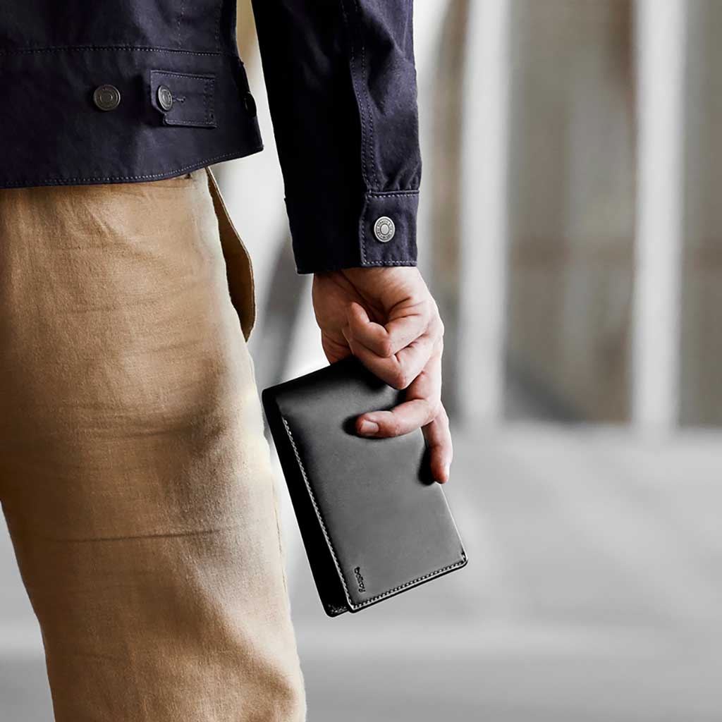 Bellroy | Travel Wallet | RFID Blocking Passport Holder | Black