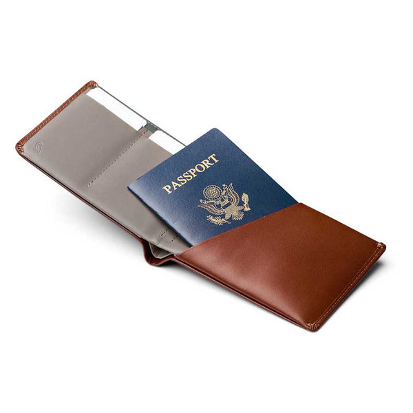 Bellroy | Travel Wallet | RFID Blocking Passport Holder | Sienna