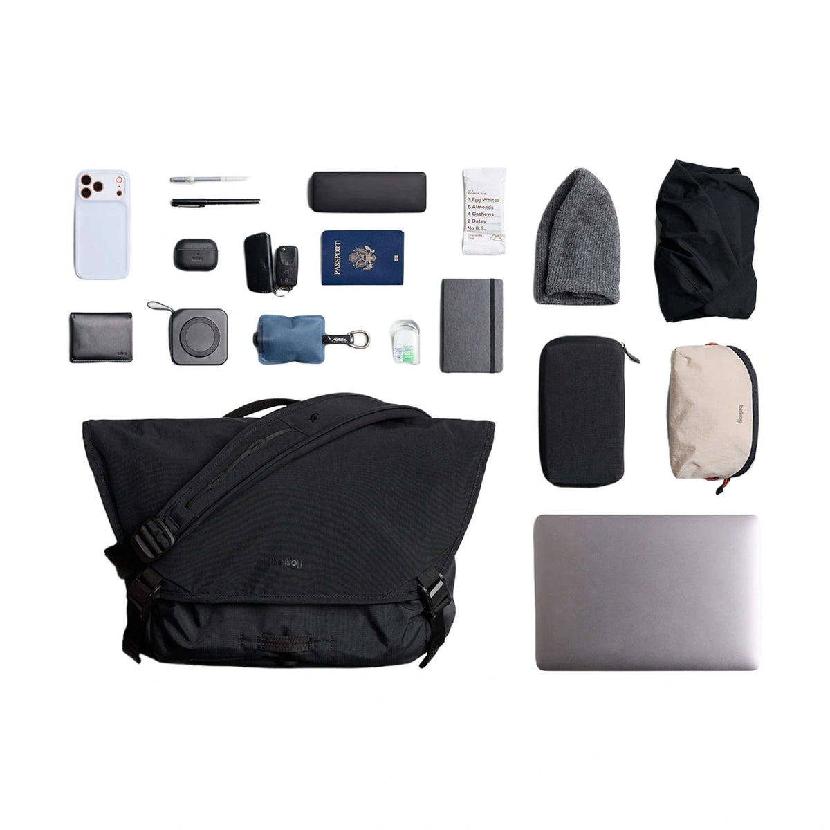 Venture Messenger 16" Bellroy BVYB-BLK-213 Messenger Bags 16L / Black