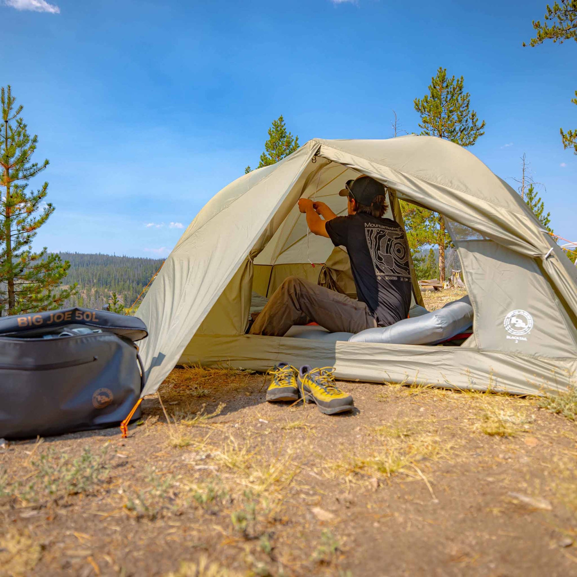 黒峯2 Big Agnes | Blacktail 2 | Lightweight Two Person Tent | Vetiver