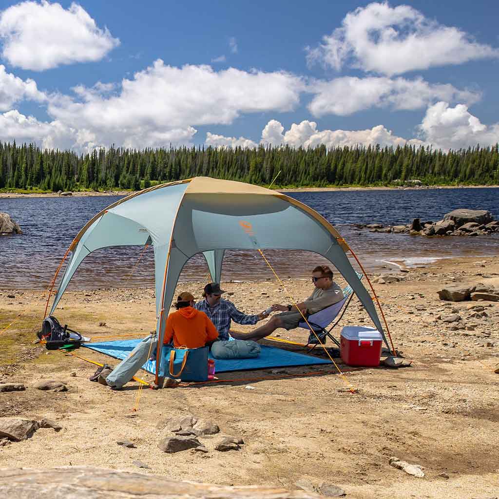Big Agnes Sage Canyon Shelter Plus Gazebo Prairie Sand/Green