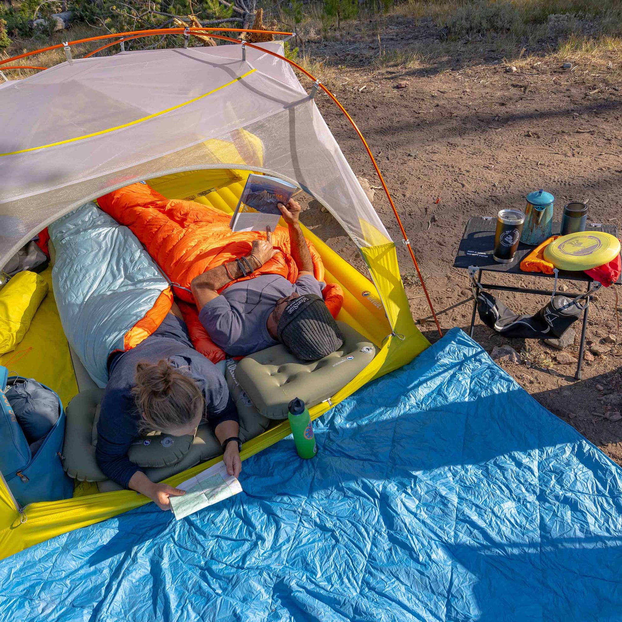 Big Agnes | Salt Creek 3 | Spacious Camping Shelter | Warm Olive
