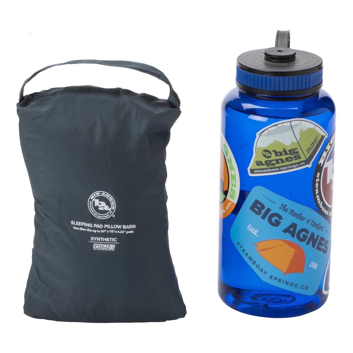 Sleeping Pad Pillow Barn Big Agnes ASPPB26 Camping Pillows One Size / Dark Slate