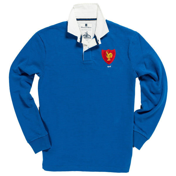 France 1906 Rugby Shirt Black & Blue 1871 Rugby Shirts
