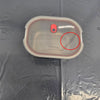 Steel Food Box 1.2L /Grey/ Red | SMALL DEFECT SALE Black+Blum SDS-FBSS-BX-L017-EN Food Containers 1.2L / Grey/Red