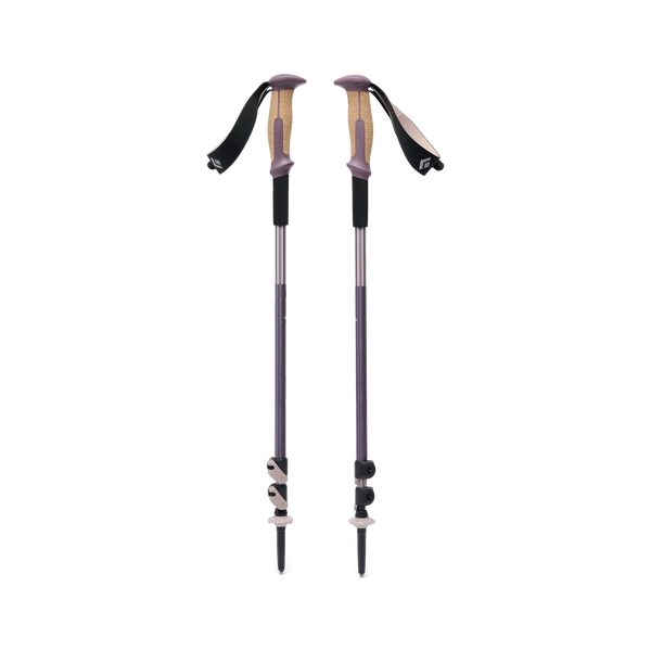 Trail Vista Shock Trek Poles Black Diamond BD1125616048ALL1 Trekking Poles 100-140 cm / Dark Mauve