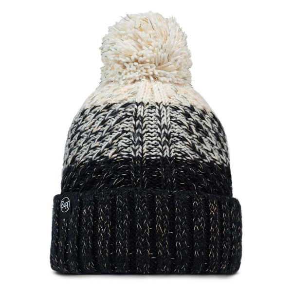 Akna Knitted Beanie & Fleece Band BUFF 136684.999 Beanies One Size / Black