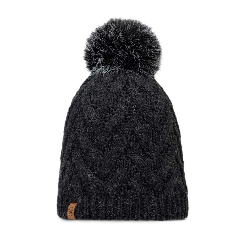 Caryn Knitted Beanie & Fleece Band