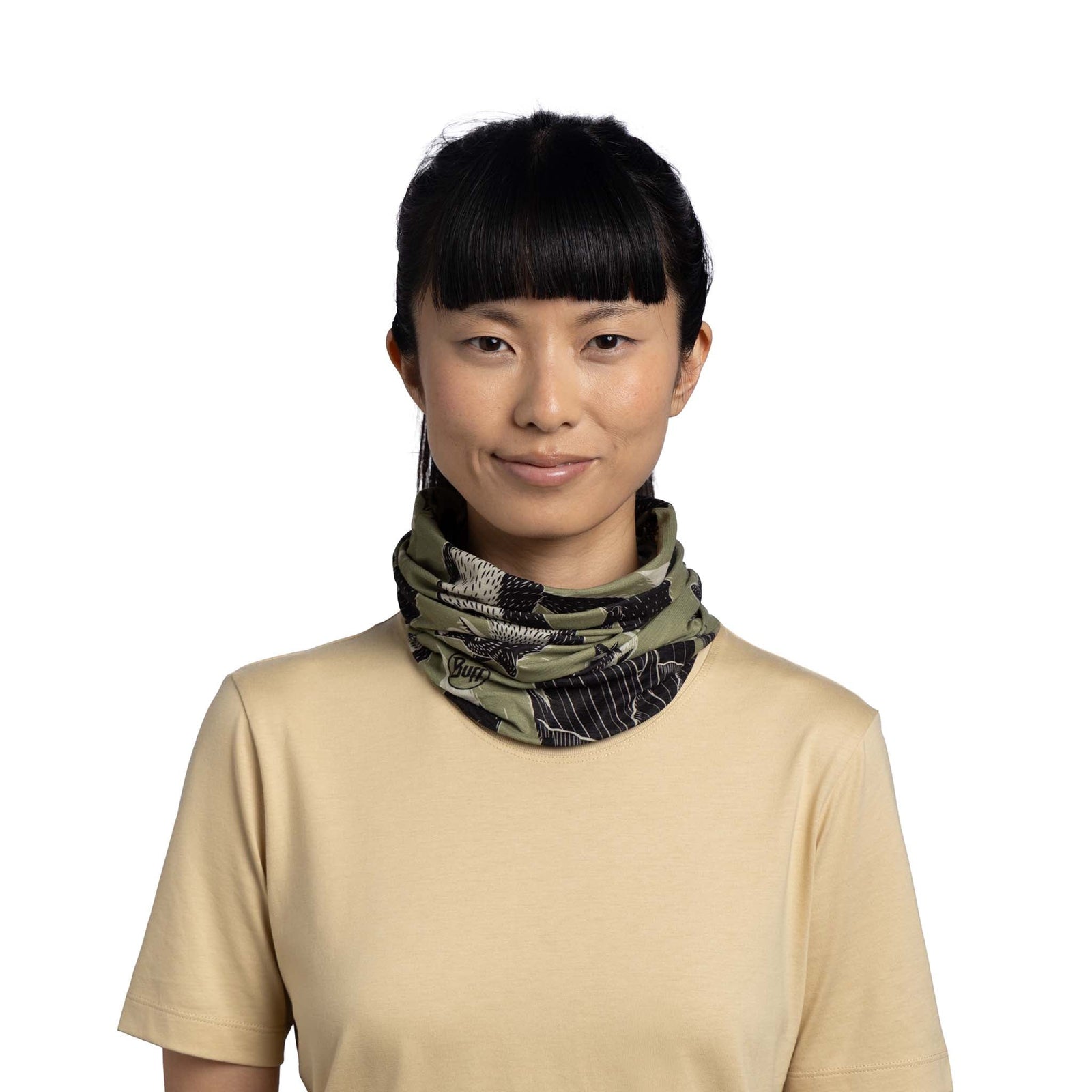 CoolNet UV BUFF 138042.854 Neck Gaiters One Size / Rub Chomp Khaki