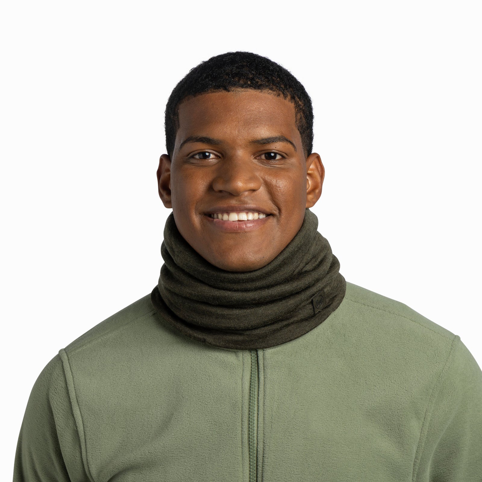 Merino Heavyweight BUFF 113018.843 Neck Gaiters One Size / Bark