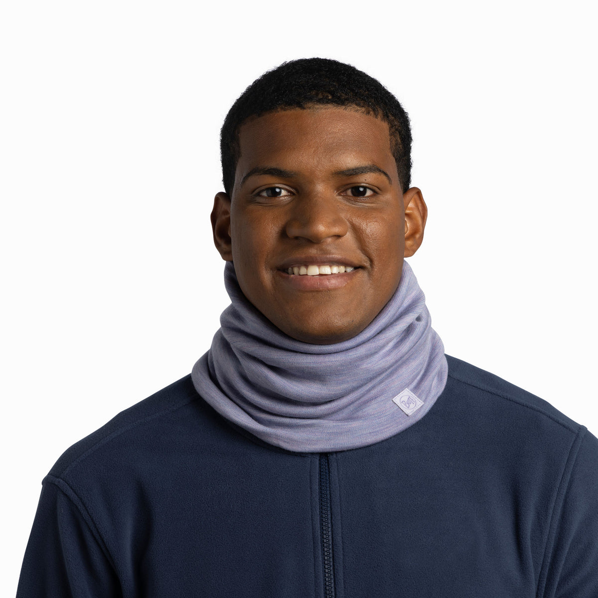 Merino Heavyweight BUFF 113018.641 Neck Gaiters One Size / Iris