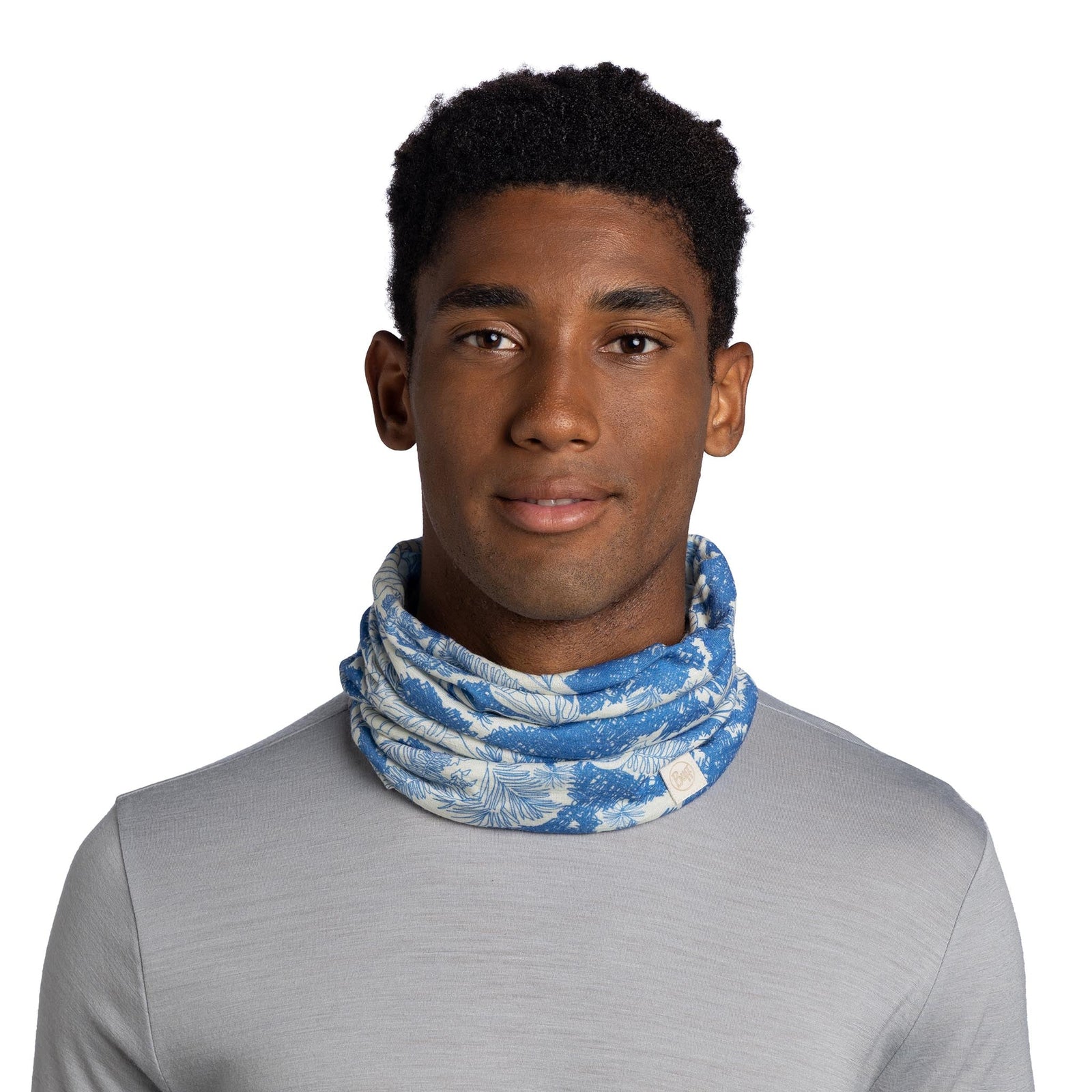 Merino Lightweight BUFF 137887.707 Neck Gaiters One Size / Loer Blue