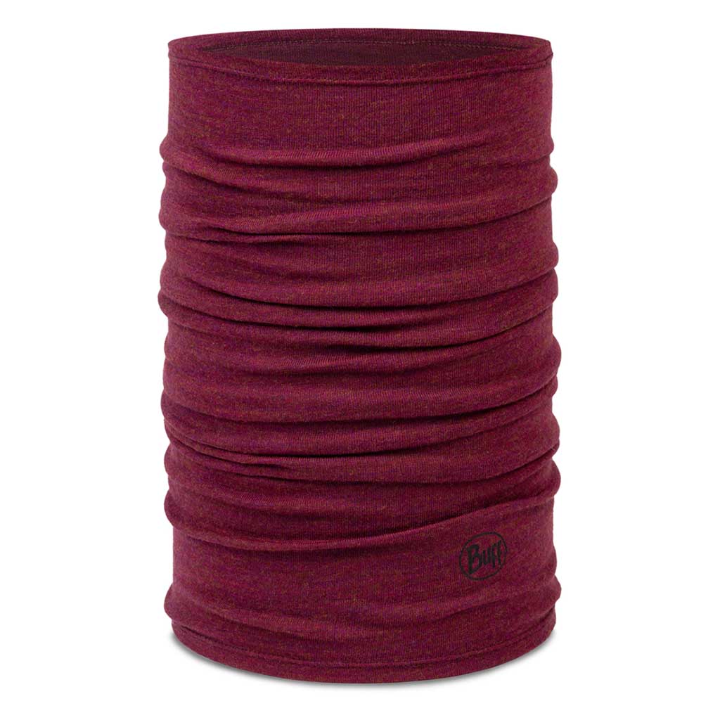 Merino Midweight BUFF 113022.422 Neck Gaiters One Size / Tibetan Red