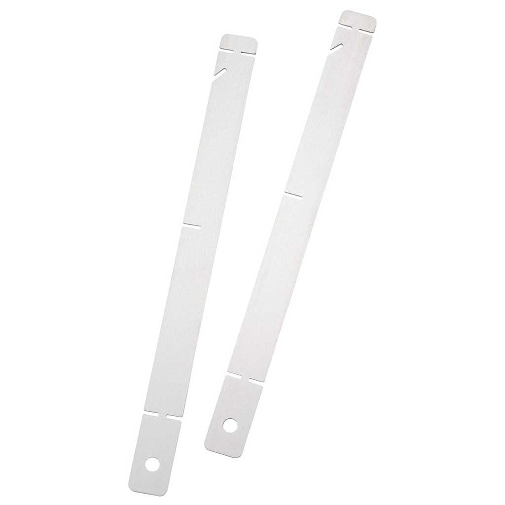 Bushbox XXL Campfire Trivets | Set of Two Bushcraft Essentials BCE-064 Firepit Accessories One Size / Stainless