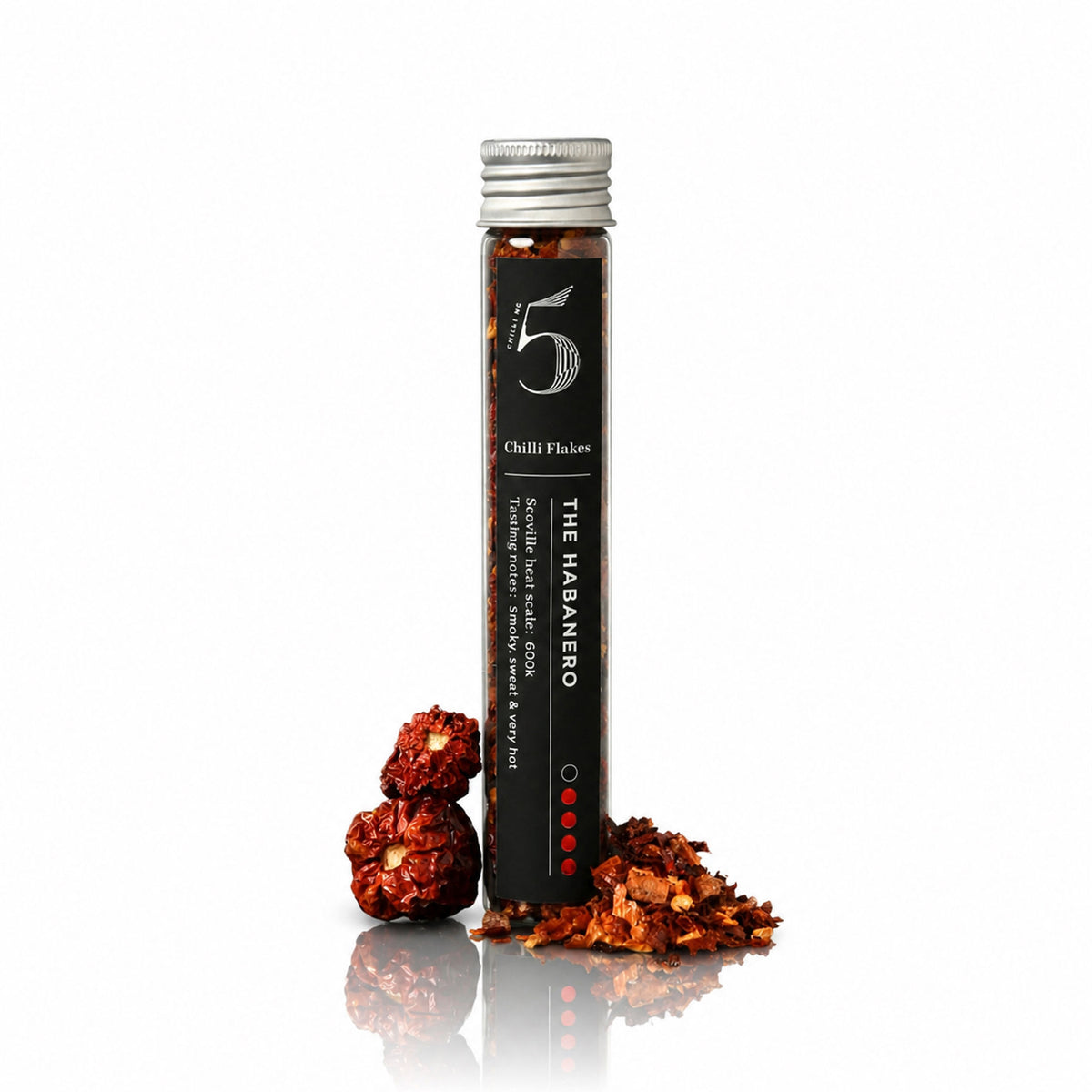 Chilli Flakes | Habanero Chilli Chilli No.5 FLA-HAB-0804 Herbs &amp; Spices 15g / Habanero Chilli