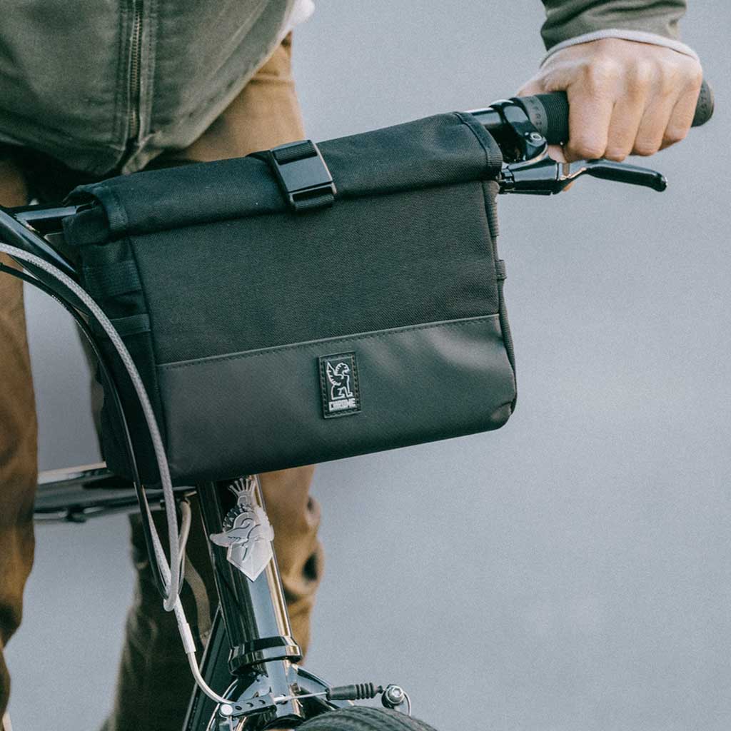 Chrome Industries | Doubletrack Handlebar Sling | Olive Branch - WildBounds