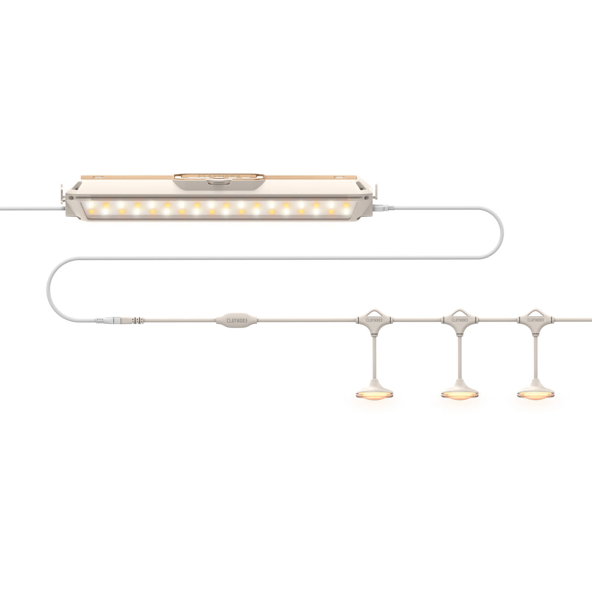 3FACE NEO 30 + CADENA UF5 | Bundle Claymore 3FN30.UF5 Lanterns One Size / Khaki Grey/Light Grey