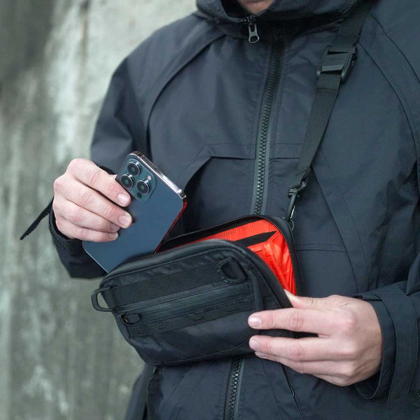 CODE OF BELL | ANNEX CASE II | Travel Wallet | Pitch Black