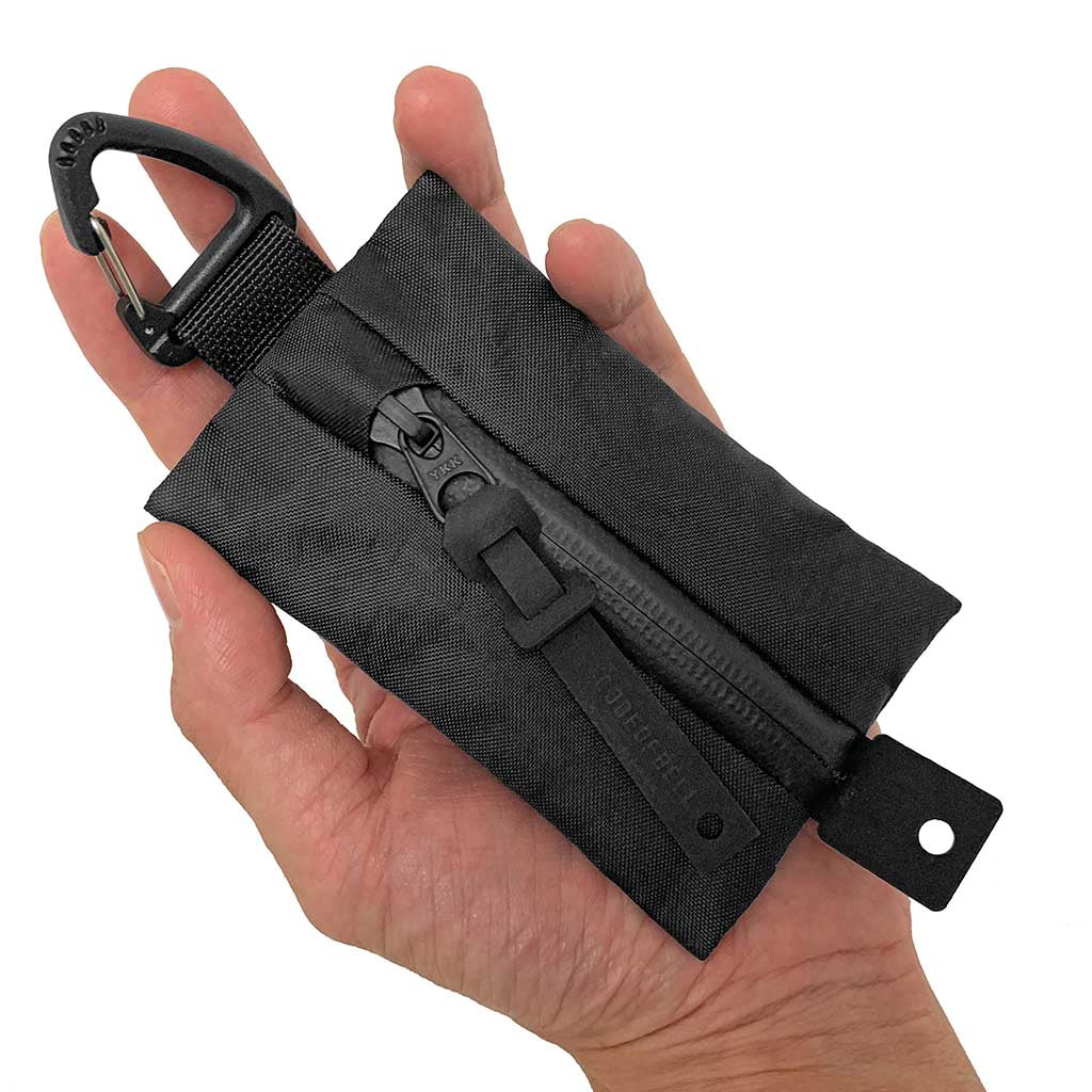 CODE OF BELL | ANNEX ZIP | Small Zip Pouch | Pitch Black | WildBounds