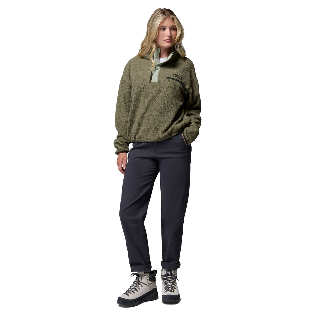 Helvetia™ II Cropped Half Snap Fleece | Women's Columbia Women's Hoodies