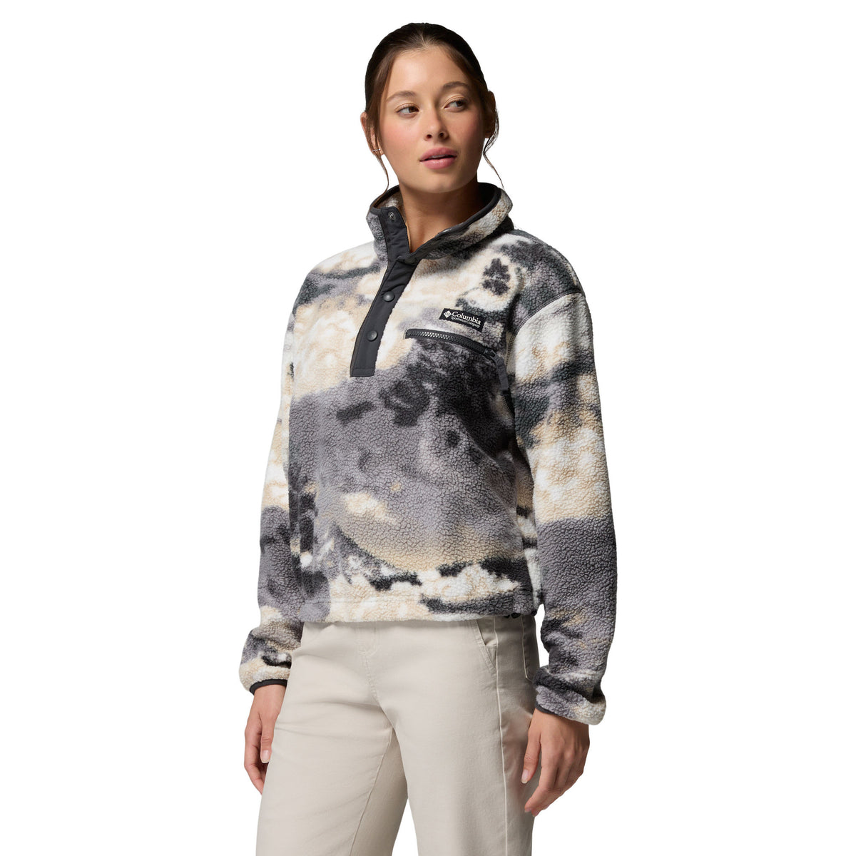 Helvetia™ II Printed Cropped Half Snap | Women's Columbia Women's Hoodies