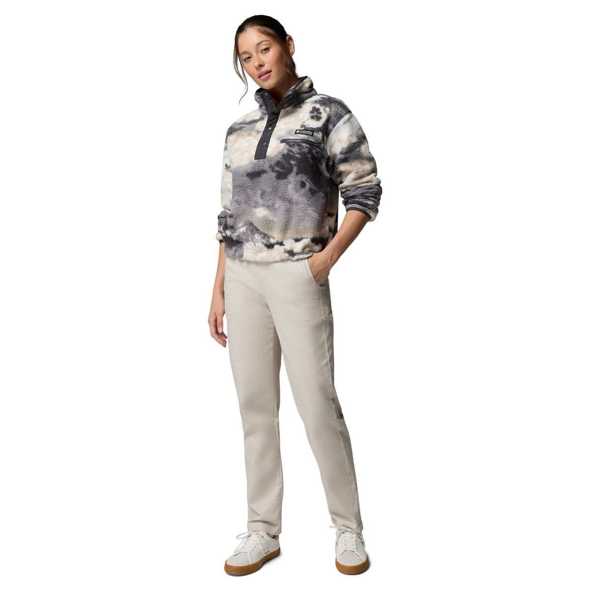 Helvetia™ II Printed Cropped Half Snap | Women's Columbia Women's Hoodies