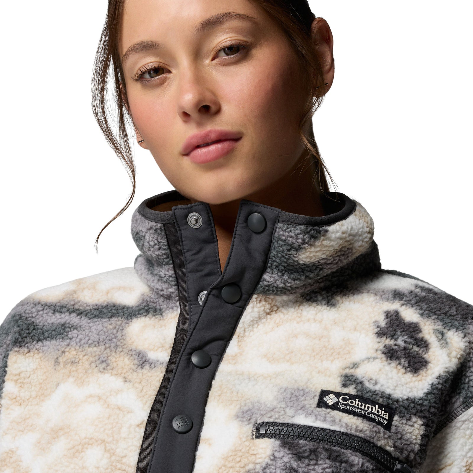 Helvetia™ II Printed Cropped Half Snap | Women's Columbia Women's Hoodies