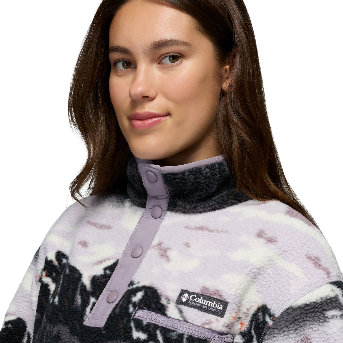 Helvetia™ II Printed Cropped Half Snap | Women's Columbia Women's Hoodies