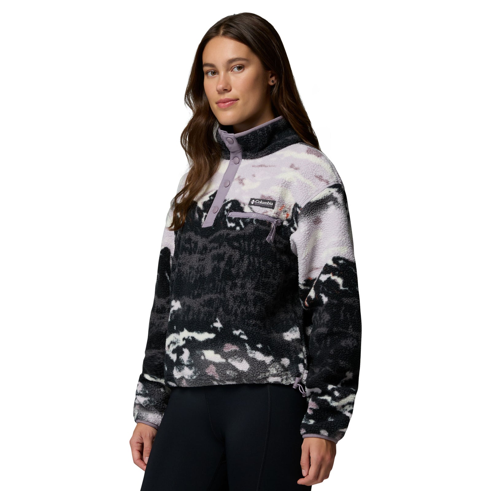 Helvetia™ II Printed Cropped Half Snap | Women's Columbia Women's Hoodies
