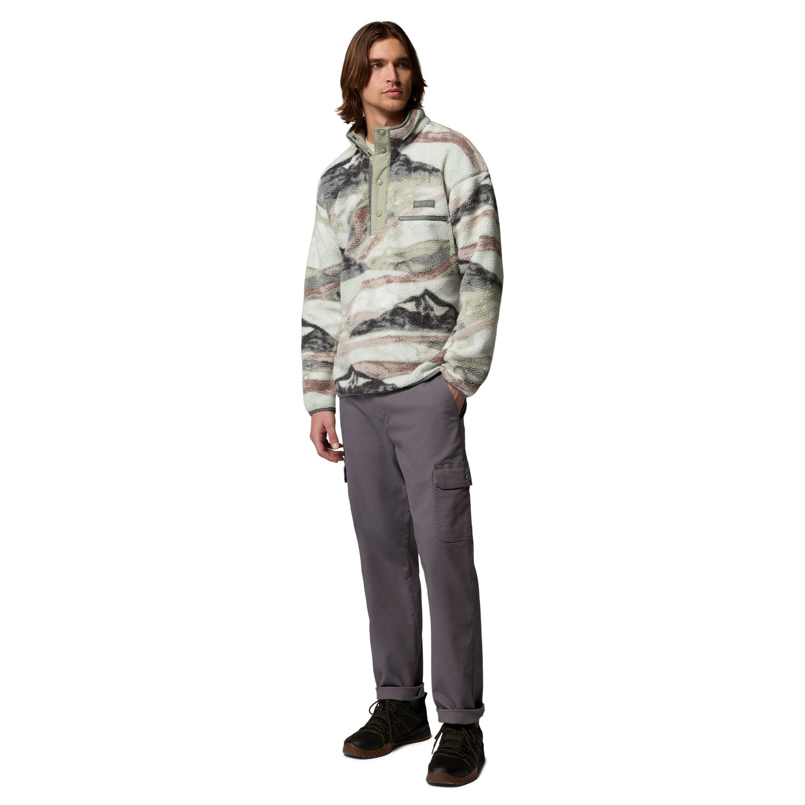 Helvetia™ II Printed Half Snap Fleece | Men's Columbia Men's Hoodies