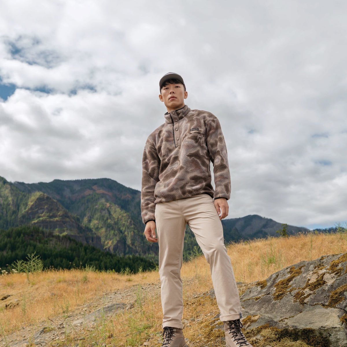 Helvetia™ II Printed Half Snap Fleece | Men's Columbia Men's Hoodies