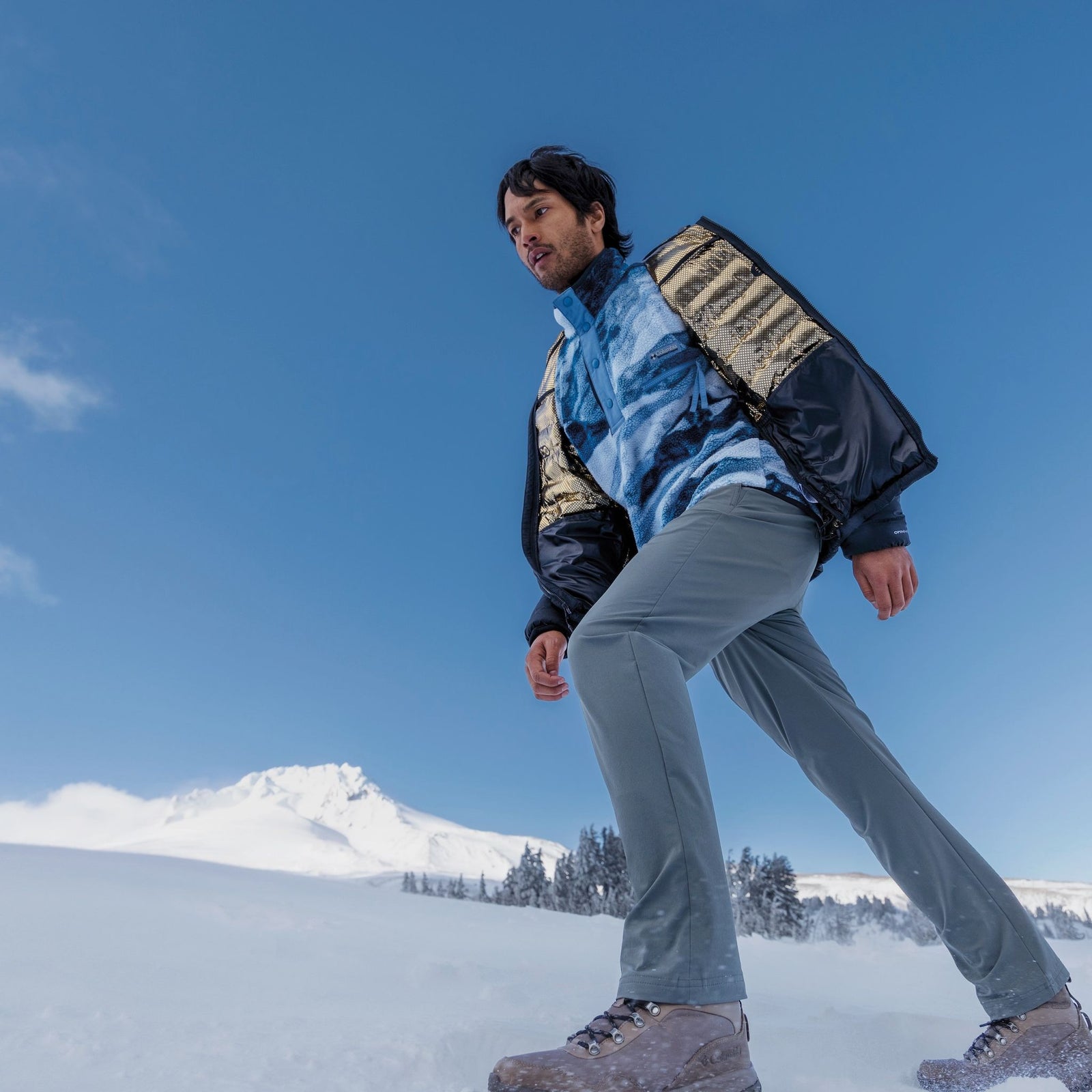 Helvetia™ II Printed Half Snap Fleece | Men's Columbia Men's Hoodies