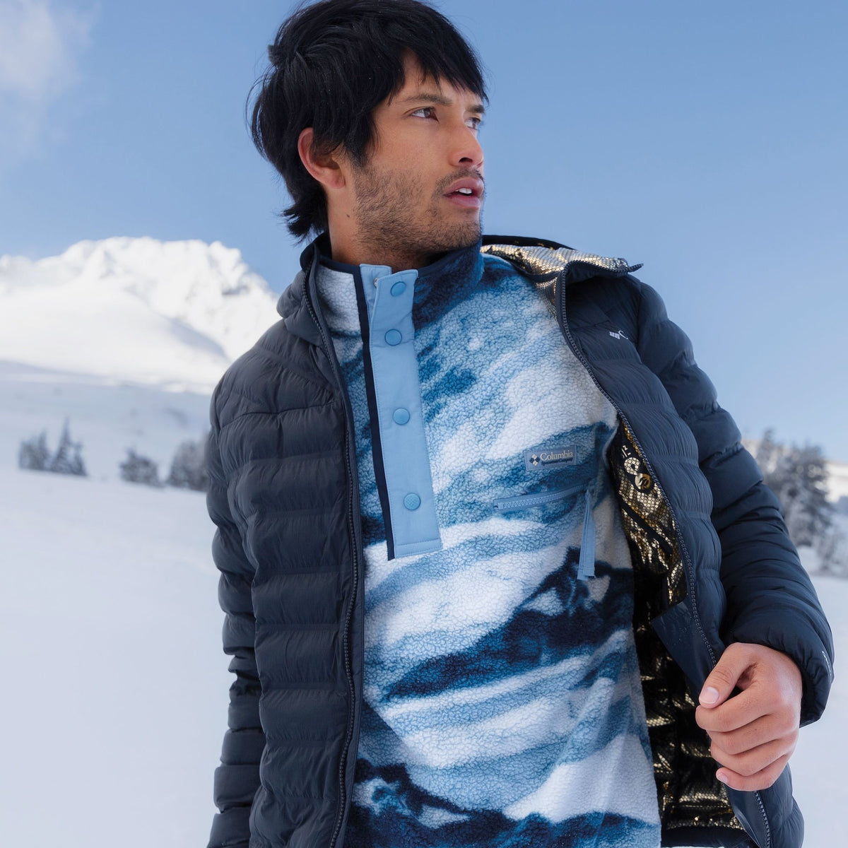 Helvetia™ II Printed Half Snap Fleece | Men's Columbia Men's Hoodies