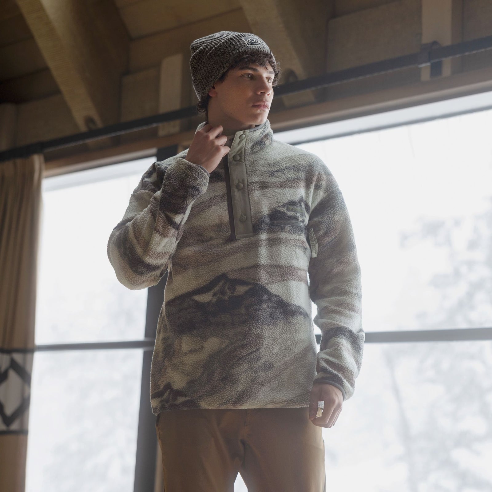 Helvetia™ II Printed Half Snap Fleece | Men's Columbia Men's Hoodies