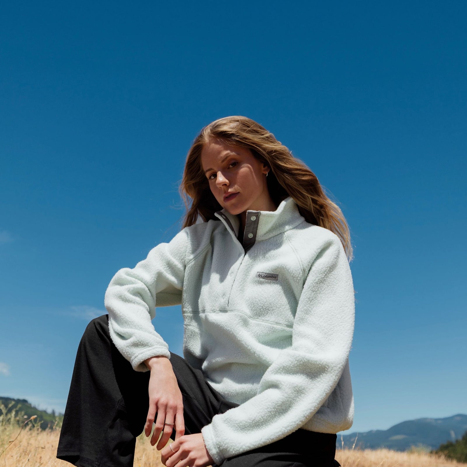 Jasper Ridge™ Pebbled Fleece Half Snap | Women's Columbia Women's Fleece Jackets